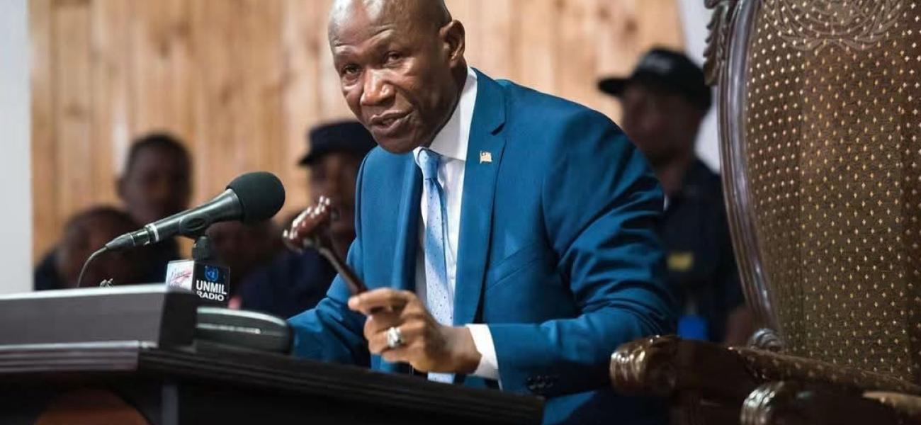 Former Speaker of the House of Representative, Liberia.........