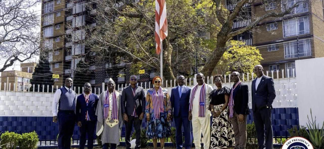 A Diplomatic Picture taken in South Africa as part of the process  