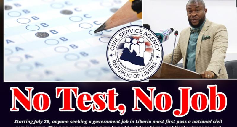 CSA new policy: No Test, No Job 