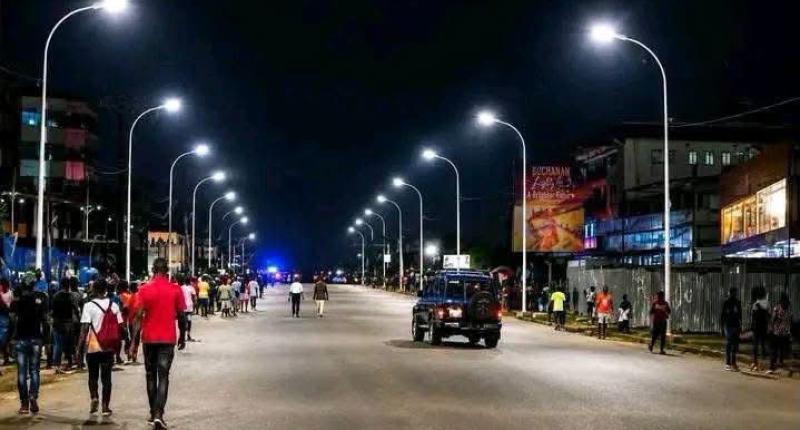 Night view of Bassa Capital 