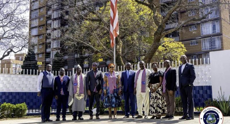 A Diplomatic Picture taken in South Africa as part of the process  
