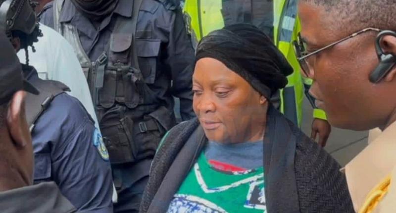 Police taking former VP to the Monrovia Central Prison 
