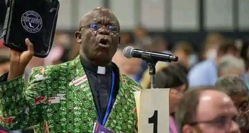 Rev. Jerry Kulah at a previous UMC Conference 