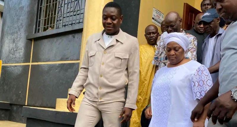 Former VP Howard-Taylor at Criminal Court "C"