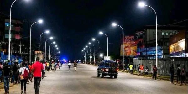Night view of Bassa Capital 